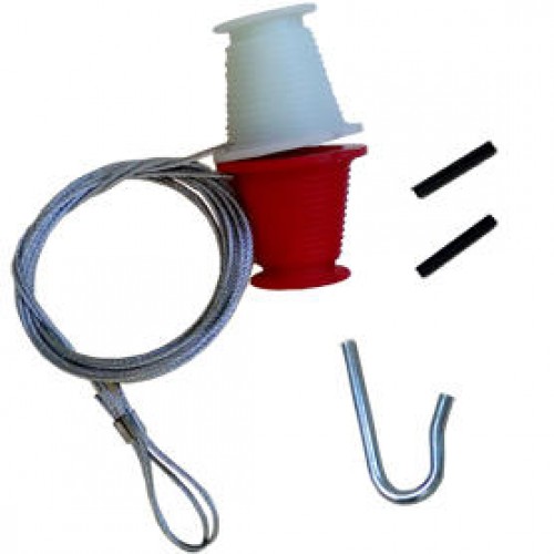 thumbnail image 2 of Henderson Merlin Garage Door Repair Kit – Cables, Cones, Roller Spindles & Tools, 7ft 2 of 4